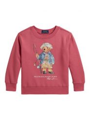 Polo Ralph Lauren Bluza 322B18891001 Czerwony jasny Regular Fit. Czerwone bluzy dla chłopców Polo Ralph Lauren, bez wzorów, z bawełny, bez ramiączek, bez kaptura. Za 489.99 zł.