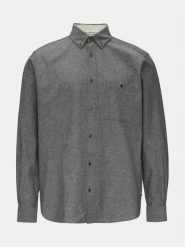 S.Oliver Koszula 2152433 Szary Regular Fit. Szare koszule męskie S.Oliver, m, bez wzorów, z bawełny, bez kołnierzyka, bez ramiączek. Za 129.99 zł.