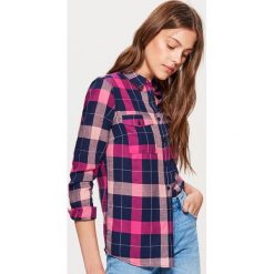 Koszula w kratę - Różowy. Czerwone koszule damskie Cropp. Za 49.99 zł.