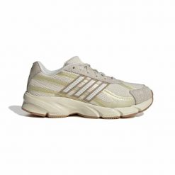 Sneakersy damscy adidas Technochaos 2000. Brązowe obuwie sportowe damskie Adidas, bez wzorów. W wyprzedaży za 320.50 zł.
