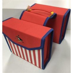 Newlooxs dziecięca podwójna torba na bagażnik czerwona nr 91. Białe torby i plecaki dziecięce NEW LOOXS. Za 113.75 zł.