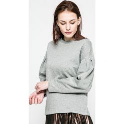 Vero Moda - Bluza. Szare bluzy damskie Vero Moda, z bawełny. W wyprzedaży za 59.90 zł.