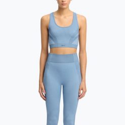 Biustonosz Reebok Rbk Lab Seamless. Niebieskie obuwie sportowe damskie REEBOK FITNESS, bez wzorów, na fitness i siłownię. Za 199.99 zł.