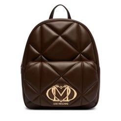 Plecak LOVE MOSCHINO. Brązowe plecaki damskie Love Moschino, bez wzorów. Za 1,059.00 zł.