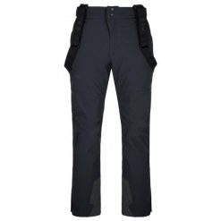 Męskie spodnie narciarskie Kilpi MIMAS-M. Czarne spodnie snowboardowe męskie Kilpi, m, bez wzorów, narciarskie. W wyprzedaży za 551.00 zł.