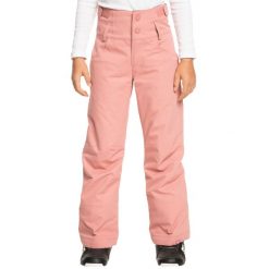 Spodnie snowboardowe dziecięce ROXY Diversion Girl. Czerwone spodnie materiałowe dla dziewczynek Roxy, na zimę, bez wzorów. Za 309.99 zł.