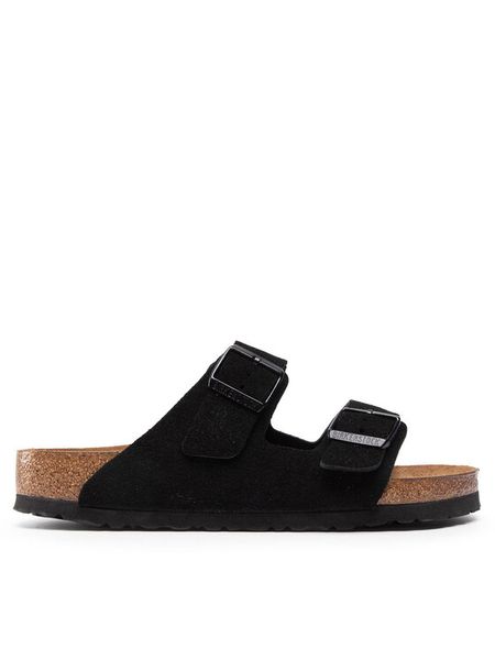 Birkenstock Klapki Arizona Bs 0951321 Czarny. Czarne klapki męskie Birkenstock, ze skóry. Za 599.99 zł.