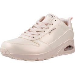 Buty SKECHERS UNO - GALACTIC GAL Rose. Czerwone obuwie sportowe damskie Skechers, bez wzorów, z syntetyku. W wyprzedaży za 390.00 zł.