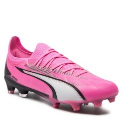 Buty do piłki nożnej Puma. Czerwone buty sportowe męskie Puma, bez zapięcia. Za 309.99 zł.