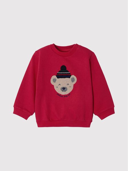 Mayoral Bluza 2410 Czerwony Regular Fit. Czerwone bluzy dla chłopców Mayoral, bez wzorów, z bawełny, bez ramiączek, bez kaptura. Za 119.99 zł.