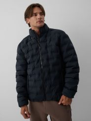 4F Kurtka z wypełnieniem syntetycznym męska - czarna XXL. Czarne kurtki męskie 4f, m, bez wzorów, z materiału, klasyczne, bez kaptura. Za 349.99 zł.