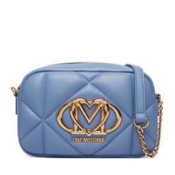 Torebka LOVE MOSCHINO. Niebieskie listonoszki damskie Love Moschino, bez wzorów, bez dodatków. Za 879.99 zł.