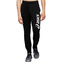 Długie Spodnie Dresowe Asics Big Logo Sweat Czarny. Białe spodnie sportowe męskie Asics, m, bez wzorów, z dresówki, na fitness i siłownię. Za 157.60 zł.