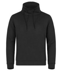 Clique Hobart Bluza z wysokim kołnierzem z materiału air-layer. Czarne bluzy męskie CLIQUE, m, bez wzorów, z elastanu, bez kaptura. Za 200.51 zł.