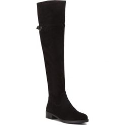 Muszkieterki TAMARIS - 1-25811-21 Black 001. Czarne kozaki damskie Tamaris, z materiału. Za 349.90 zł.