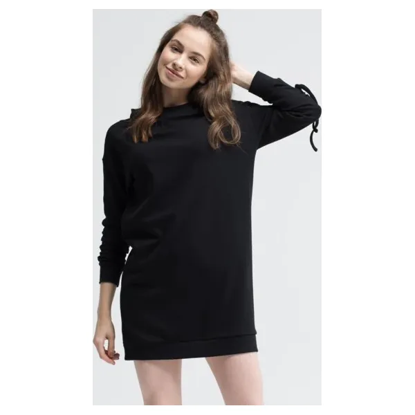 Feewear Sukienka Lapsi , czarny, rozmiar XS. Czarne sukienki damskie Feewear, na co dzień, s, bez wzorów, z bawełny, sportowe, bez kołnierzyka, bez ramiączek, proste. Za 99.99 zł.