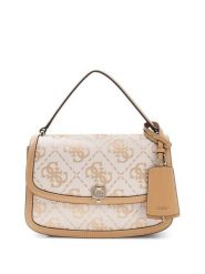 Guess Torebka 182665 Beżowy. Brązowe listonoszki damskie Guess, z aplikacjami, bez dodatków. Za 584.99 zł.