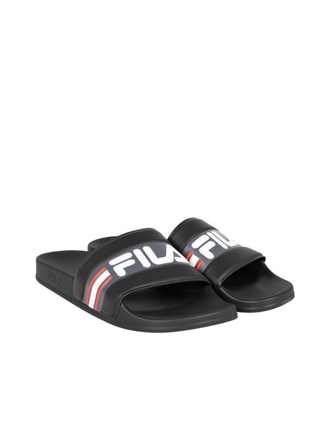 Fila Klapki "Oceano" | FFM0059 | Mężczyzna | Czarny. Czarne klapki męskie Fila, z materiału. W wyprzedaży za 89.00 zł.