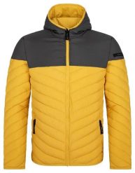 Kurtka męska Loap Jenda żółta. Żółte kurtki męskie Scarpa, na zimę, l, bez wzorów, z materiału, klasyczne, bez kaptura. Za 286.99 zł.