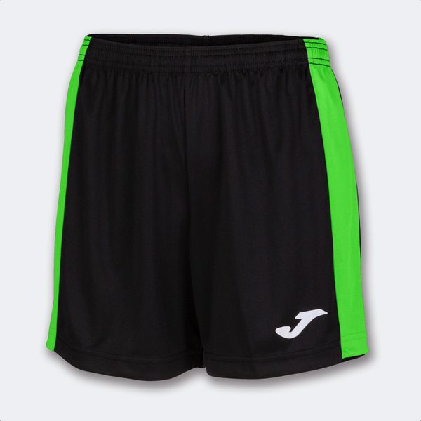 Szorty do biegania dla dziewczyn Joma Maxi. Czarne spodenki dla dziewczynek Joma, bez wzorów, z materiału, sportowe. Za 129.00 zł.