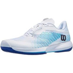 Buty tenisowe męskie Wilson Kaos Swift 1,5 white/blue atoll/lapis 45 1/3. Białe buty sportowe męskie Wilson, bez zapięcia, tenisowe. Za 444.00 zł.