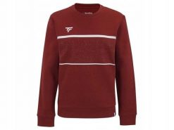 Bluza damska lifestyle Tecnifibre Team Sweater. Czerwone bluzy damskie TECNIFIBRE, xl, bez wzorów, z bawełny, bez kaptura. Za 199.00 zł.