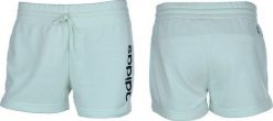 Adidas Spodenki damskie adidas Essentials Linear French Terry błękitne IL3355 S. Niebieskie szorty sportowe damskie Adidas, s, bez wzorów, sportowe. Za 103.56 zł.
