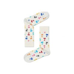 Skarpetki Happy Socks PAB01-1000. Brązowe skarpety męskie Happy Socks, z bawełny. Za 24.43 zł.