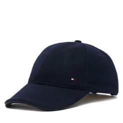 Czapka z daszkiem Tommy Hilfiger. Niebieskie czapki i kapelusze męskie Tommy Hilfiger, bez wzorów. Za 269.99 zł.