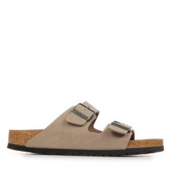 Klapki Birkenstock Arizona Birkibuc Dorosłych. Brązowe klapki męskie Birkenstock, z materiału. Za 422.96 zł.