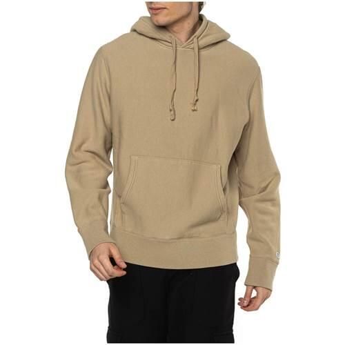 Bluzy sportowa męska Champion Reverse Weave. Brązowe bluzy męskie Champion, l, bez wzorów, z kapturem. Za 226.00 zł.