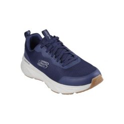 Buty SKECHERS EDGERIDE - REKZE Niebieski. Białe buty sportowe męskie Skechers, z gumy, bez zapięcia. Za 249.99 zł.