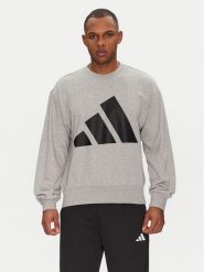 Adidas Bluza Essentials Big Logo JE8952 Szary Regular Fit. Szare bluzy męskie Adidas, m, bez wzorów, z bawełny, bez kaptura. Za 139.99 zł.