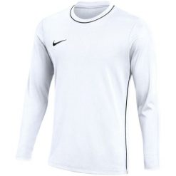 Koszulka męska Nike Dri-Fit Park 26 Crew Top. Białe bluzy męskie Nike, z poliesteru, bez zapięcia, na fitness i siłownię, dri-fit (nike). Za 108.99 zł.