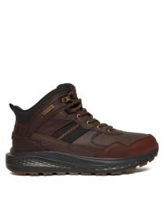 Skechers Trzewiki Slade Ultra 211182 RDBR Brązowy. Brązowe botki męskie Skechers, bez wzorów, ze skóry, bez zapięcia. Za 439.99 zł.