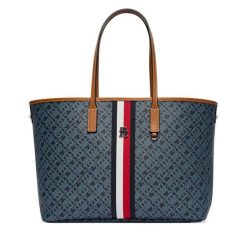 Torebka Tommy Hilfiger. Niebieskie torebki do ręki damskie Tommy Hilfiger, bez wzorów, bez dodatków. Za 849.99 zł.