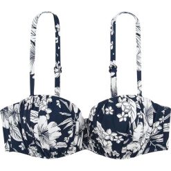 Biustonosz bikini "Haiti" w kolorze granatowo-białym. Biustonosze Dorina. W wyprzedaży za 34.95 zł.