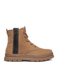 Lasocki Trzewiki CEO-DINAR-01 MI08 Beżowy. Brązowe botki męskie Lasocki, bez wzorów, z nubiku, bez zapięcia. Za 279.99 zł.