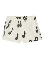 MINI RODINI Szorty materiałowe 2523016210 Biały Regular Fit. Białe spodenki dla dziewczynek Mini Rodini, bez wzorów, z bawełny. Za 149.99 zł.