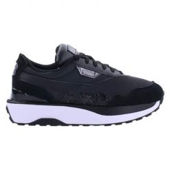Buty do chodzenia damskie Puma Cruise Rider SQ. Czarne obuwie sportowe damskie Puma, bez wzorów, z materiału, trekkingowe. Za 523.00 zł.