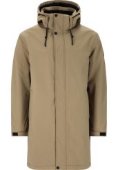 Parka Whistler Volcan. Brązowe parki męskie Whistler, s, bez wzorów, z materiału, eleganckie, z kapturem. Za 515.00 zł.