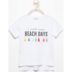 T-shirt z kolorowymi chwostami - Biały. T-shirty damskie marki bonprix. W wyprzedaży za 14.99 zł.