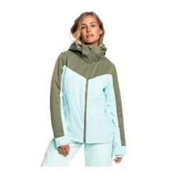 Kurtka narciarska damska Roxy Free Jet Block. Zielone kurtki damskie Roxy, na zimę, xl, bez wzorów, z poliesteru, bez kaptura, narciarskie. W wyprzedaży za 411.00 zł.