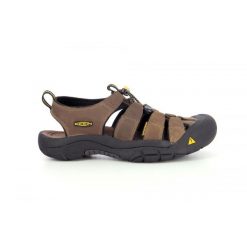 Buty trekkingowe męskie Keen Newport Bison. Brązowe sandały męskie Keen, z materiału, bez zapięcia. Za 533.00 zł.