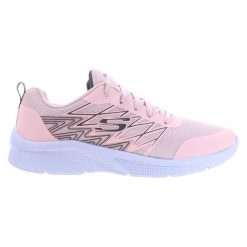 Buty na co dzień do biegania młodzieżowe SKECHERS MICROSPEC siateczka. Czerwona obuwie sportowe damskie Skechers, bez wzorów, do biegania. Za 151.00 zł.