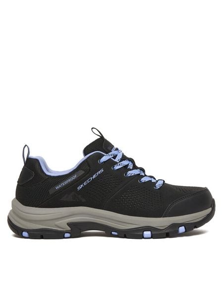 Skechers Trekkingi Trego 180119/BKPR Czarny. Czarne trekkingi damskie Skechers, trekkingowe. Za 449.99 zł.