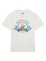 Beverly Hills Polo Club T-Shirt W126-BHBTS-1055-01X Biały Regular Fit. Białe t-shirty dla chłopców Beverly Hills Polo Club, bez wzorów, z bawełny, bez ramiączek. Za 59.99 zł.
