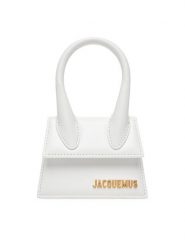 JACQUEMUS Torebka Le Chiquito 21H213BA001-3000 Biały. Białe torebki do ręki damskie JACQUEMUS, bez wzorów, ze skóry, bez dodatków. Za 2,209.00 zł.