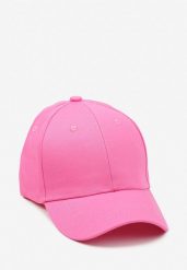 Różowa Czapka z Daszkiem z Bawełny z Możliwością Regulacji Ravzeri. Czerwone czapki i kapelusze damskie Renee, bez wzorów, z bawełny, eleganckie. Za 24.99 zł.