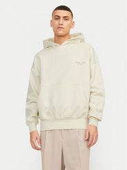 Jack & Jones Bluza Noho 12263036 Écru Oversize. Bluzy męskie Jack & Jones, l, bez wzorów, z bawełny, bez kaptura. Za 189.99 zł.